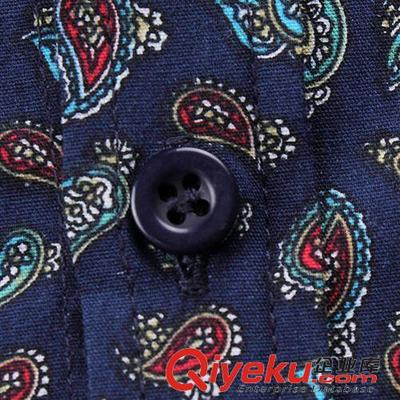 春季男士襯衫批發代理指南 韓版修身潮流商務休閑印花純棉襯衣